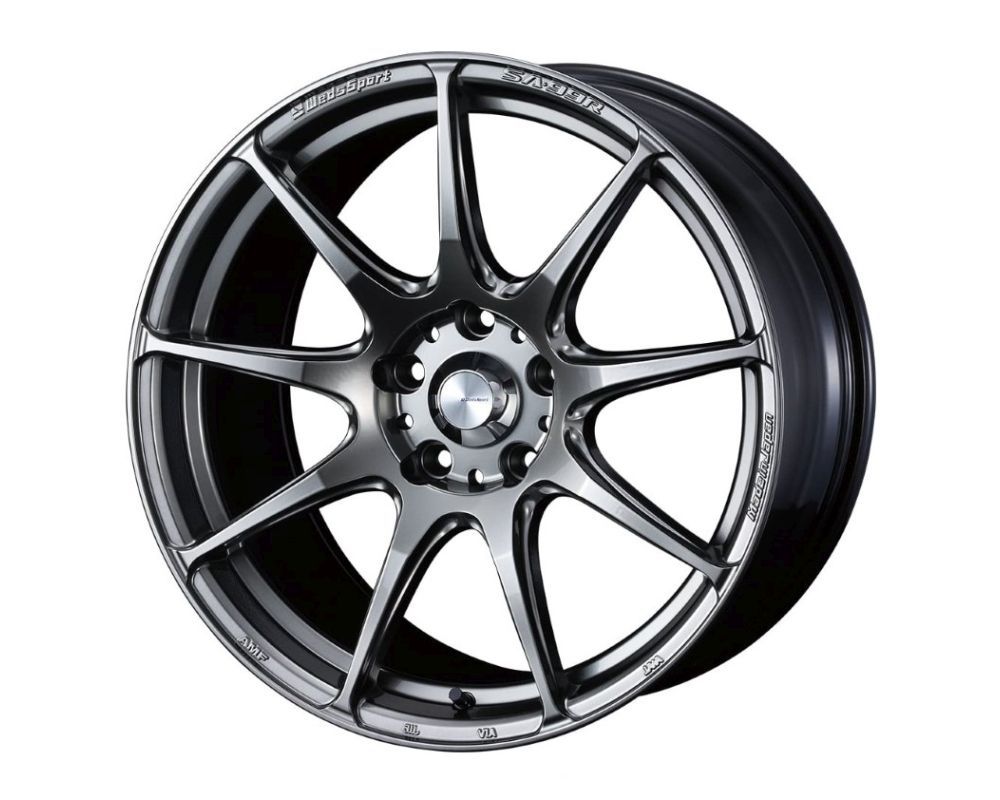 WedsSport SA-99R Wide Spec Wheel 18x9.5 5x100 45mm Platinum Silver Black