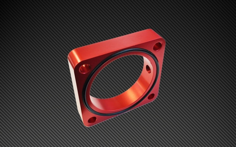 Torque Solution Throttle Body Spacer - Red