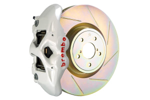 Brembo GT System Monobloc 4 Piston 326mm Slotted Front White