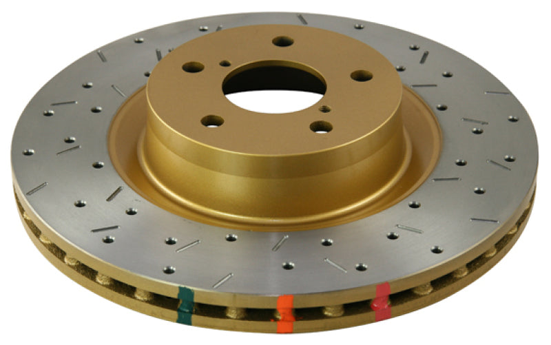 DBA Rear Cross Drilled Slotted 4000 Series Rotor