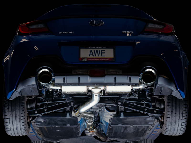 AWE Touring Edition Cat-Back Exhaust- Chrome Silver Tips