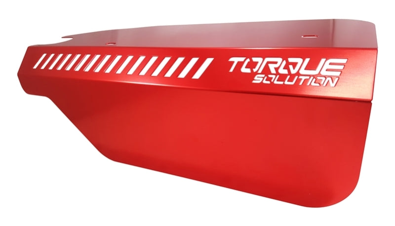 Torque Solution Engine Pulley Cover - Red