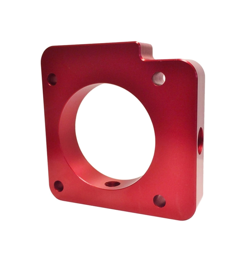 Torque Solution Throttle Body Spacer (Red)