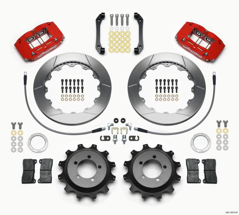 Wilwood Dynapro Radial Rear Kit 12.88in Red