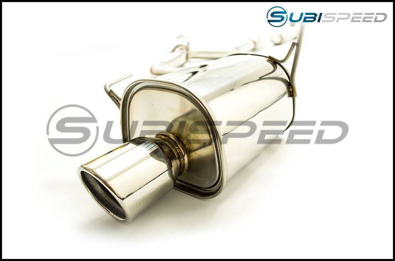 Invidia Single Q300 Rolled Stainless Steel Tip Cat-back Exhaust