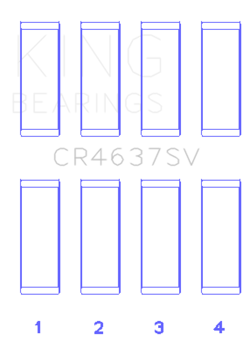 King Audi BYT/CDNC/CCZD/CPSA (Size 0.50) Connecting Rod Bearing Set