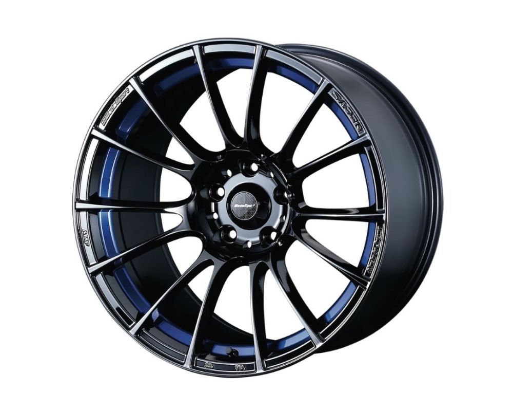 WedsSport SA-72R Wheel 18x9.5 5x100 45mm Blue Light Chrome II
