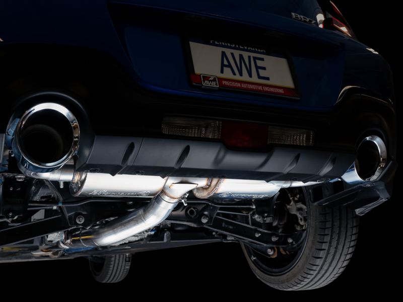 AWE Touring Edition Cat-Back Exhaust- Chrome Silver Tips