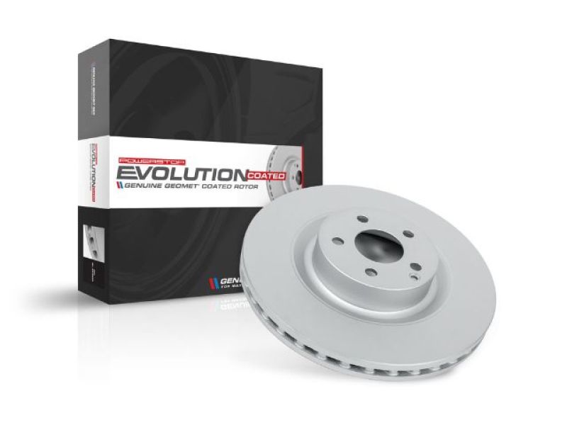 Power Stop 17-18 Audi RS3 Rear Evolution High Carbon Geomet Coated Rotor