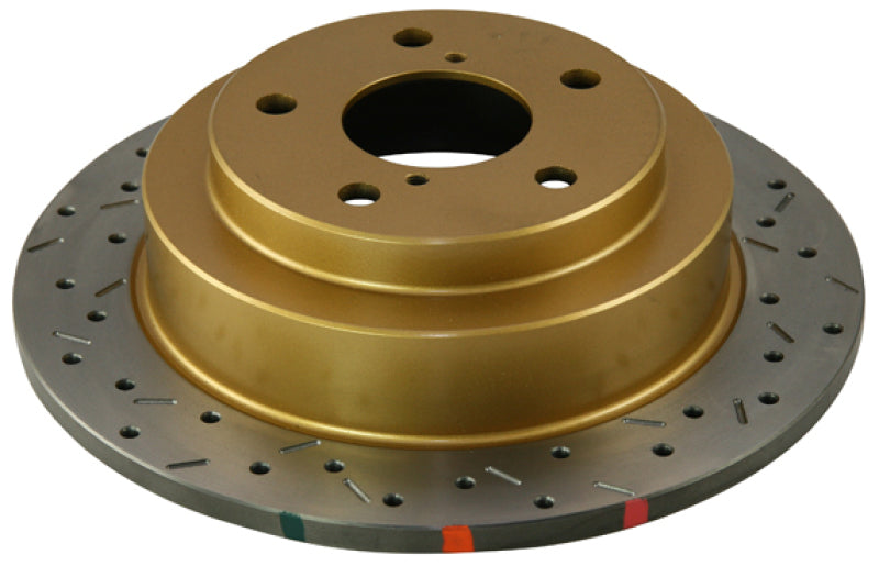 DBA Rear Drilled & Slotted 4000 Series Rotor