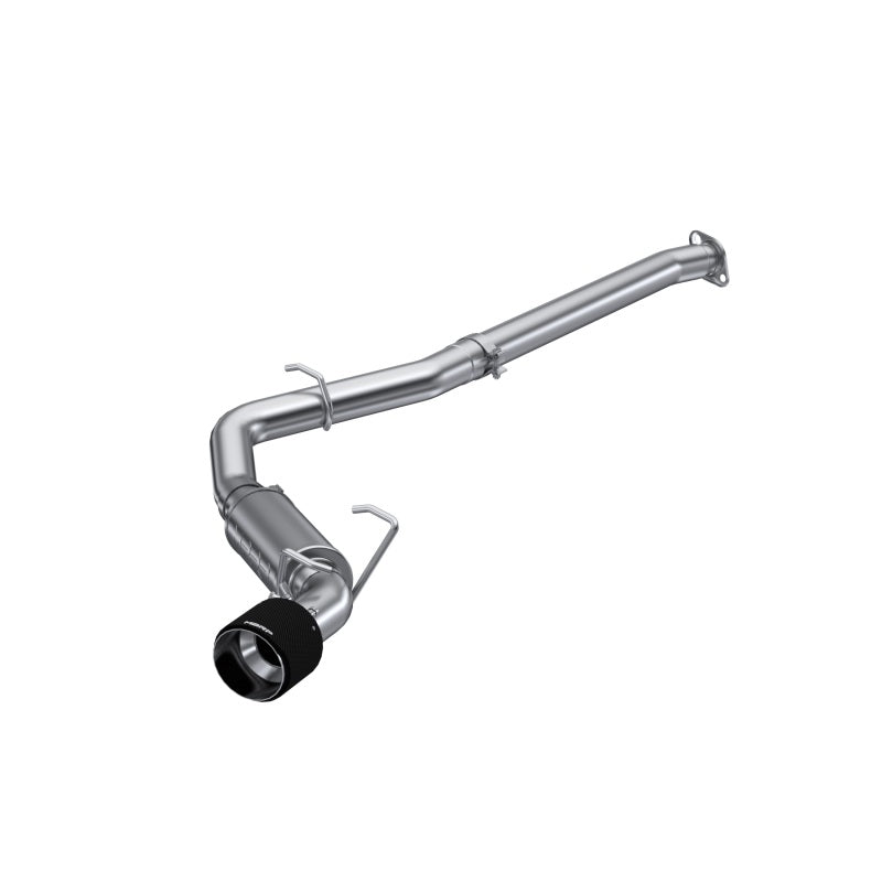 MBRP Stainless Steel 3in Cat-Back-Single Rear Exit w Carbon Tips