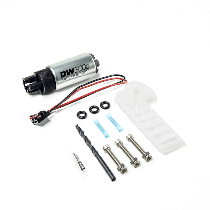 DeatschWerks 340lph Compact Fuel Pump w/o clips w/Install Kit