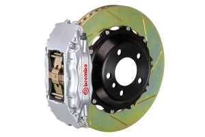 Brembo GT Slotted BBK 2 Piece Silver Front