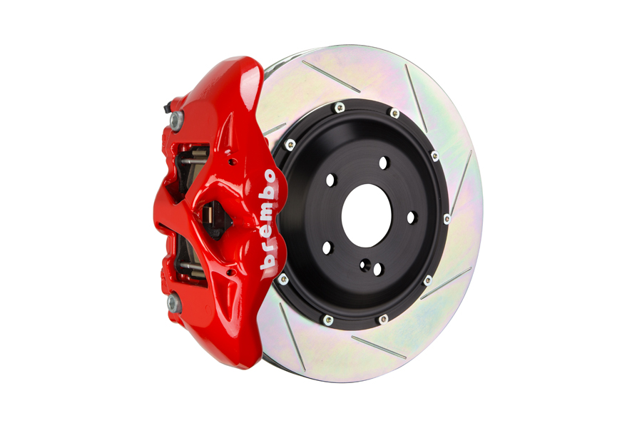 Brembo GT Systems Monobloc 4 Piston 345mm Slotted Red