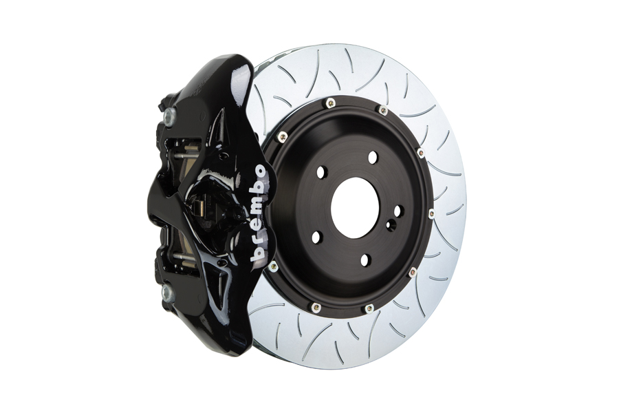 Brembo GT Systems Monobloc 4 Piston 345mm Type 3 Slotted Black