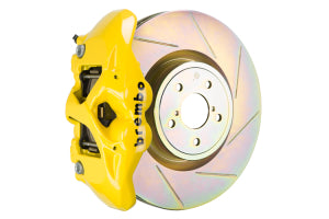 Brembo GT System Monobloc 4 Piston 326mm Slotted Front Yellow