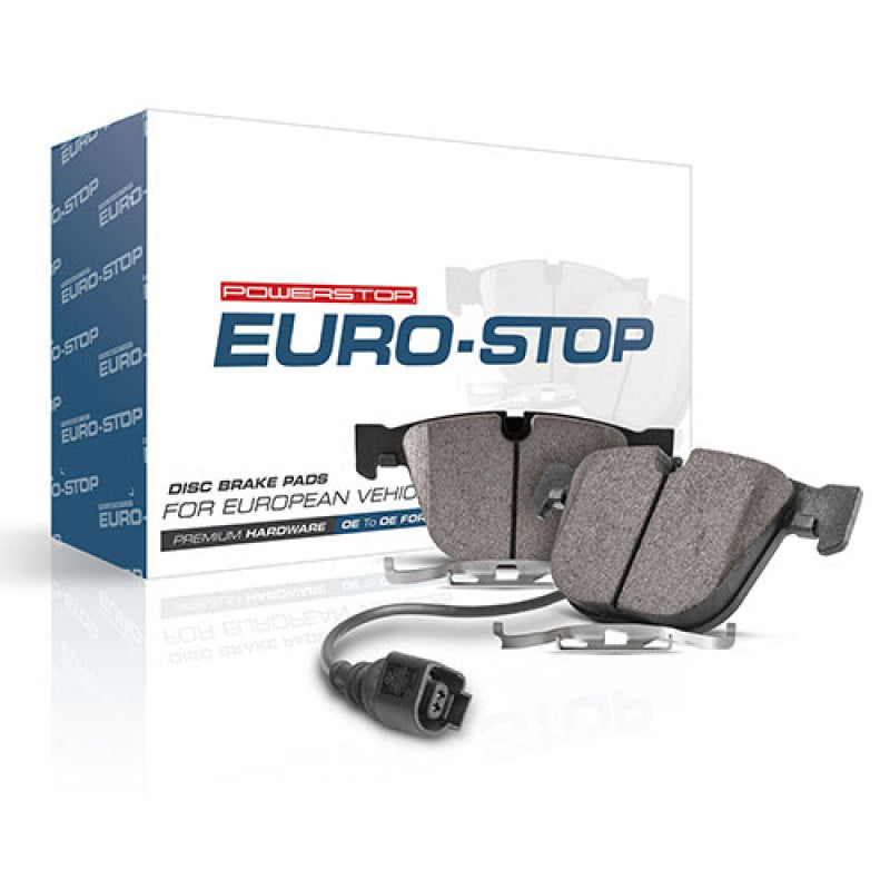 Power Stop 15-19 Volkswagen e-Golf Euro-Stop ECE-R90 Rear Brake Pads