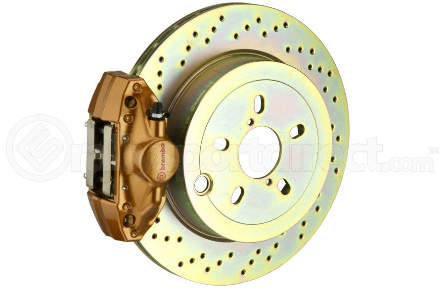 Brembo GT Systems 2 Piston Rear Gold Drilled Rotors