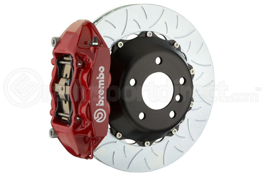 Brembo GT-R Systems 4 Piston Red Slotted Rear BBK