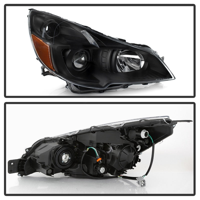 xTune 13-14 Subaru Legacy/Outback OEM Style Headlights-Black (HD-JH-SLEG13-AM-BK)