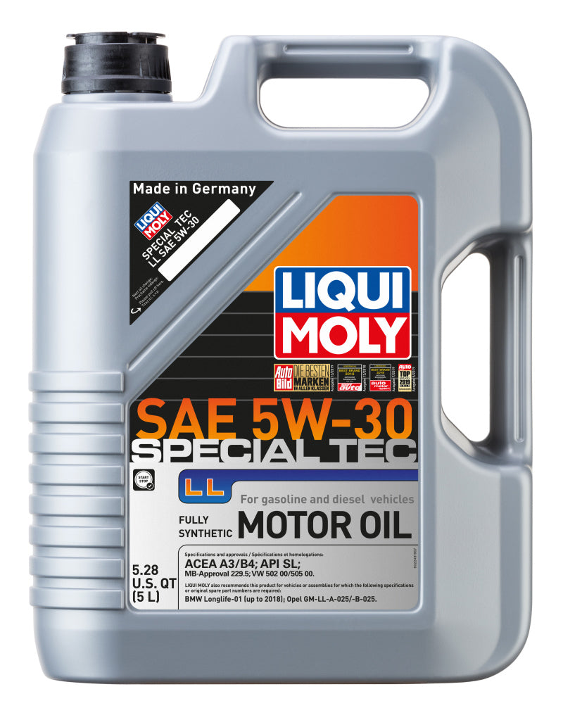 LIQUI MOLY 5L Special Tec LL Motor Oil 5W30 - Single