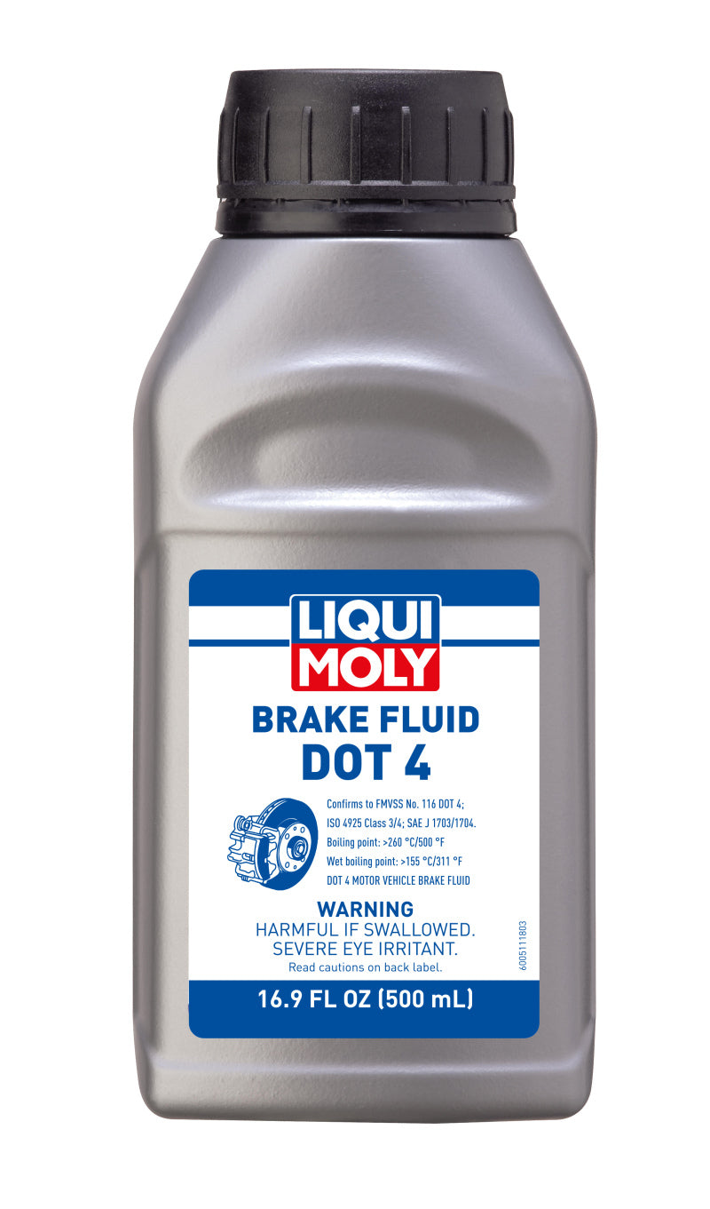 LIQUI MOLY 500mL Brake Fluid DOT 4 - Single