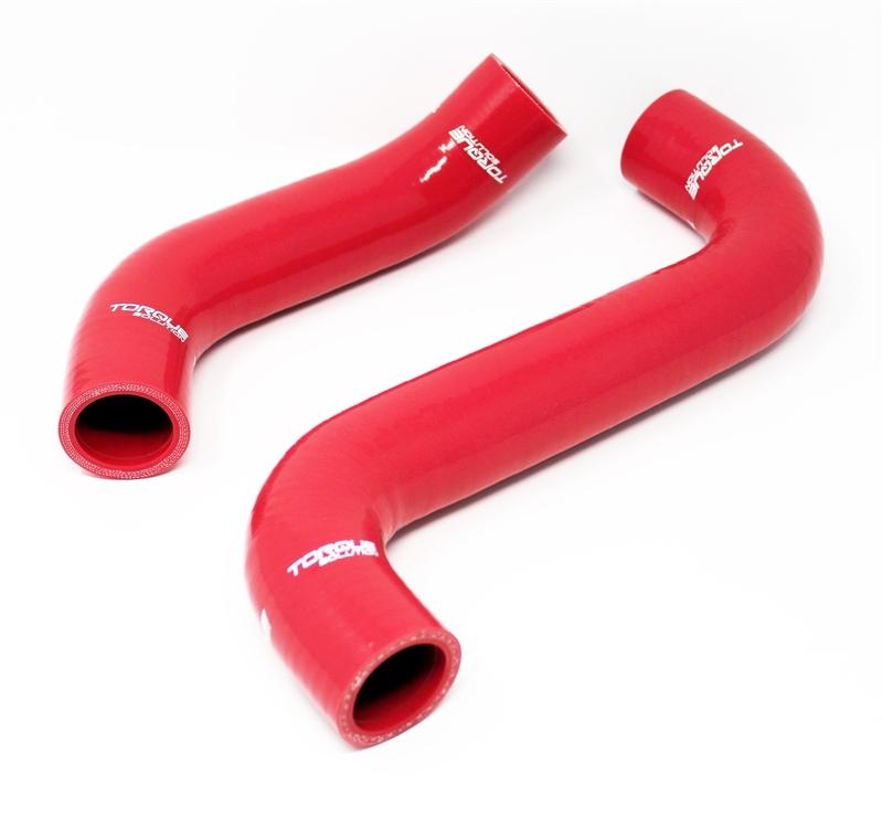 Torque Solution Silicone Radiator Hose Kit - Red
