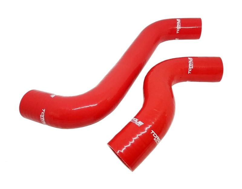 Torque Solution Silicone Radiator Hose Kit - Red