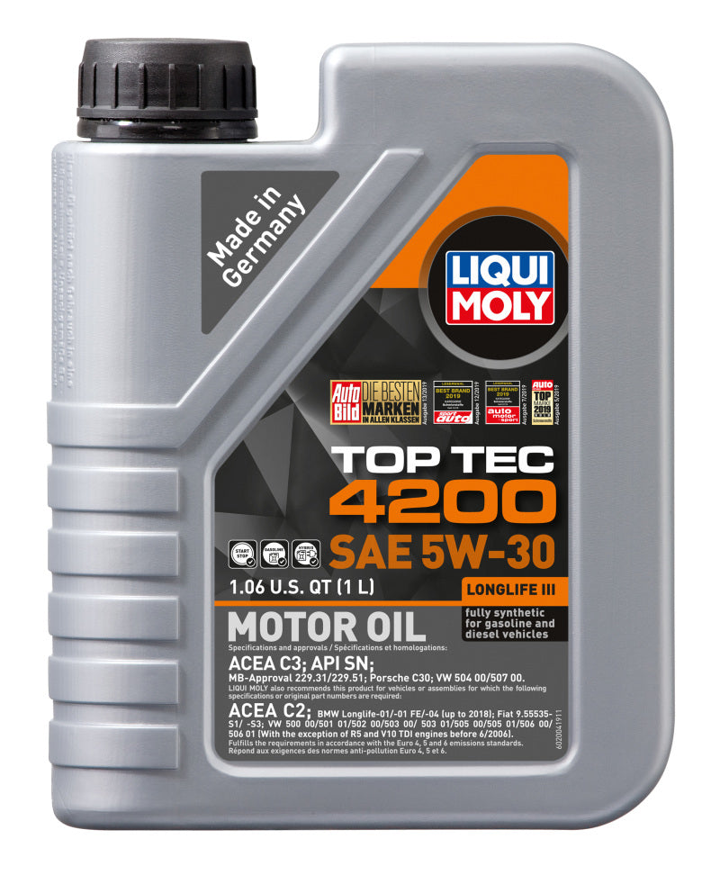 LIQUI MOLY 1L Top Tec 4200 Motor Oil 5W30 - Single