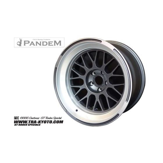 GReddy Pandem 6666 Wheels 18x9.5 -30 5-100 Gunmetal