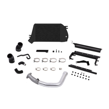 Mishimoto Top Mount Intercooler Kit Silver w/Polished Charge Pipe