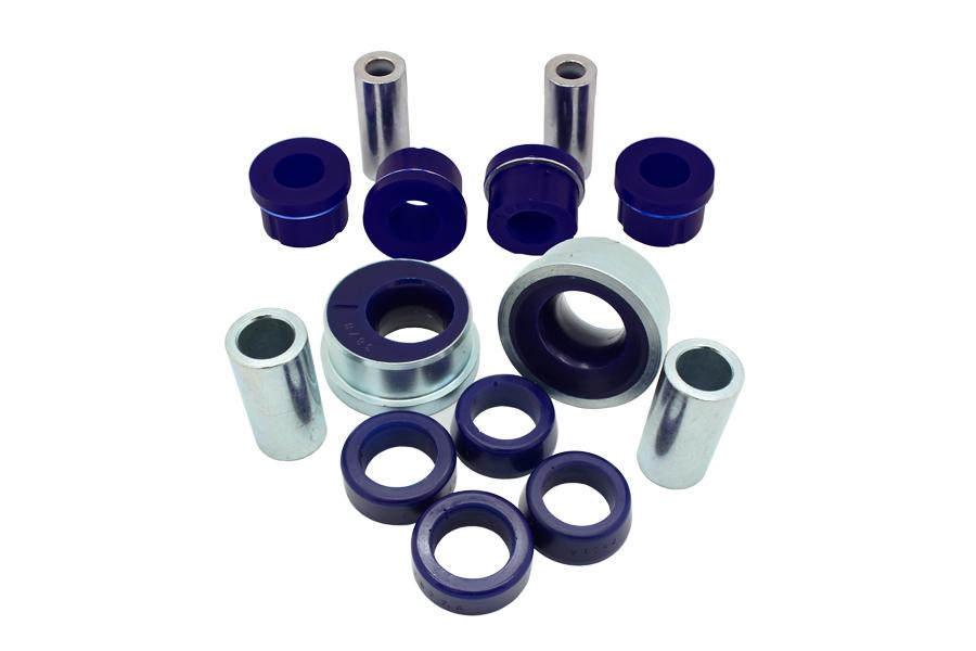 Super Pro Control Arm Lower Inner Front Double Offset and Rear Bushing Kit
