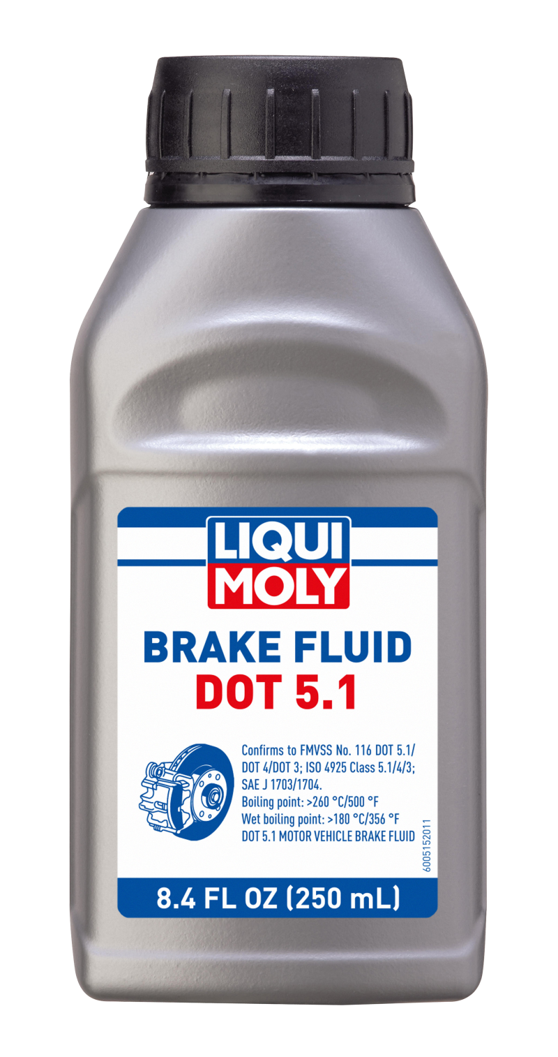 LIQUI MOLY 250mL Brake Fluid DOT 5.1 - Single