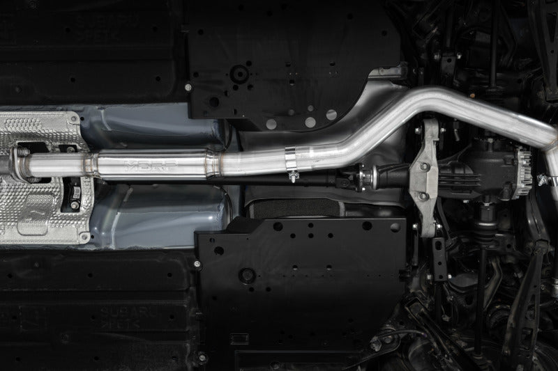 MBRP 3in Cat-Back Dual Split Rear Quad Carbon Fiber Tips Race Profile Exhaust