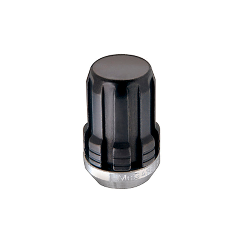 McGard SplineDrive Lug Nut (Cone Seat) M12X1.25 / 1.24in. Length (Box of 50) - Black (Req. Tool)