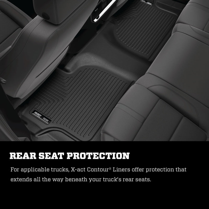 Husky Liners 2019 Subaru Ascent X-Act Contour Black Front Seat Floor Liners