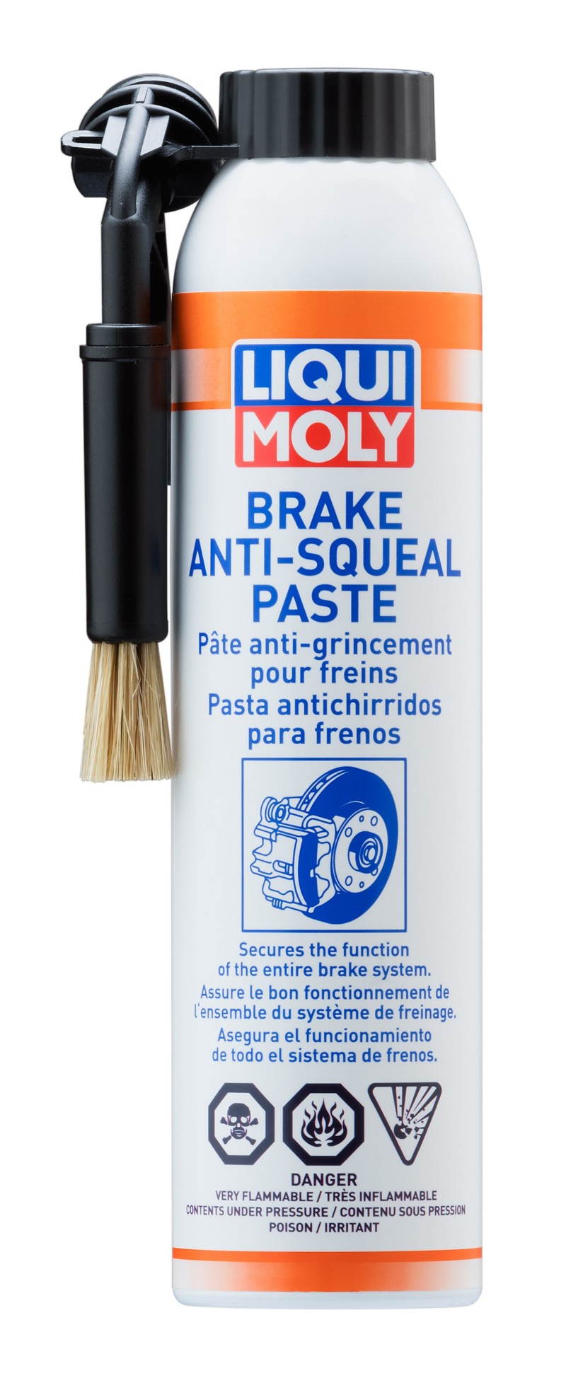 LIQUI MOLY 200mL Brake Anti-Squeal Paste (Can w/ Brush) - Single