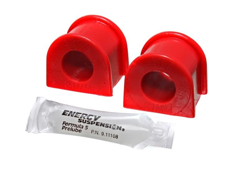 Energy Suspension Red 21mm Front Sway Bar Bushing Set
