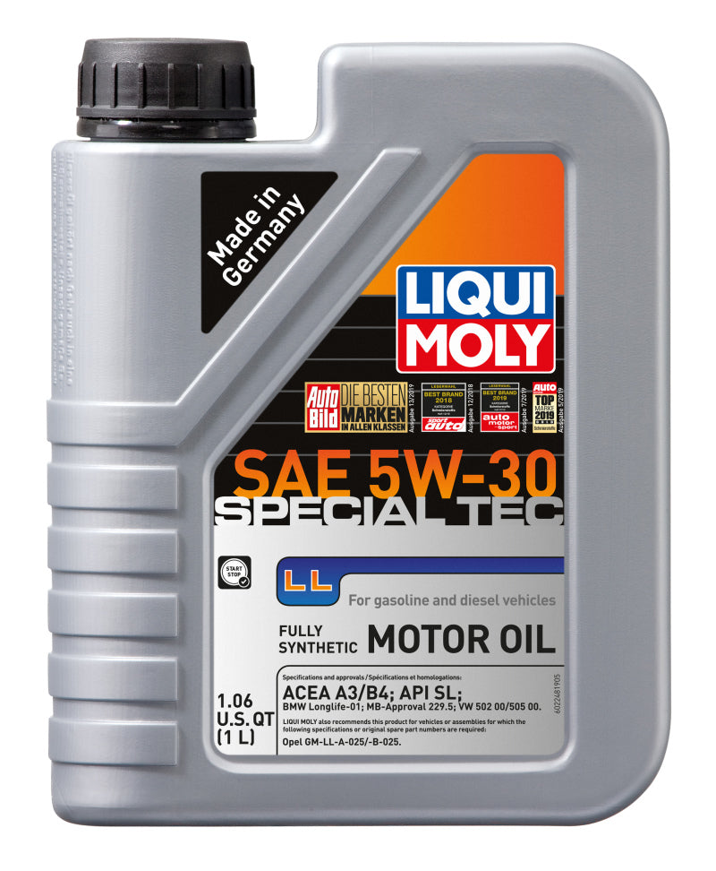 LIQUI MOLY 1L Special Tec LL Motor Oil 5W30 - Single