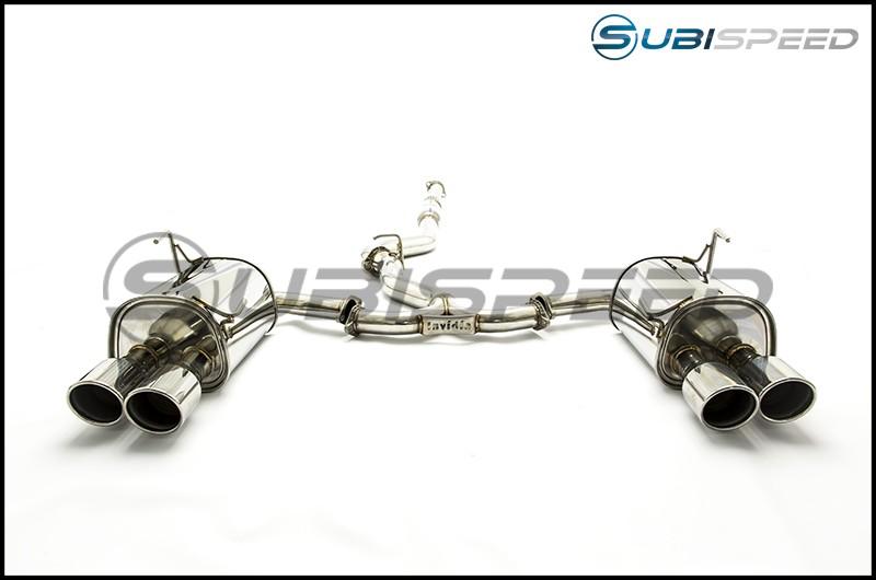 Invidia Q300 Twin Outlet Rolled Stainless Steel Quad Tip Cat-Back Exhaust