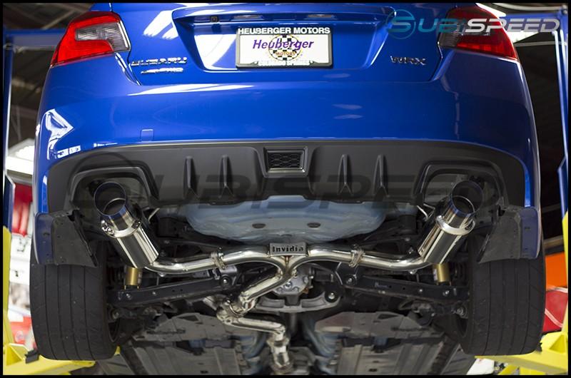 Invidia N1 Twin Outlet Single Layer Tip SS Cat-Back Exhaust
